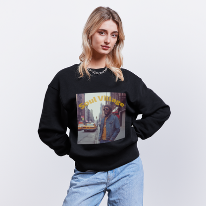 Soul Village, Ekologisk oversizetröja RADDER unisex från Stanley/Stella - svart