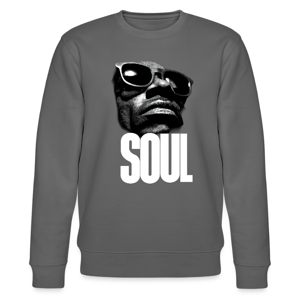 Soul Frequency, Ekologisk sweatshirt CHANGER unisex från Stanley/Stella - kolgrå