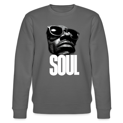 Soul Frequency, Ekologisk sweatshirt CHANGER unisex från Stanley/Stella - kolgrå