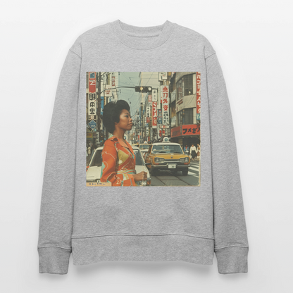 Yumi Sakamoto, Ekologisk sweatshirt CHANGER unisex från Stanley/Stella - gråmelerad