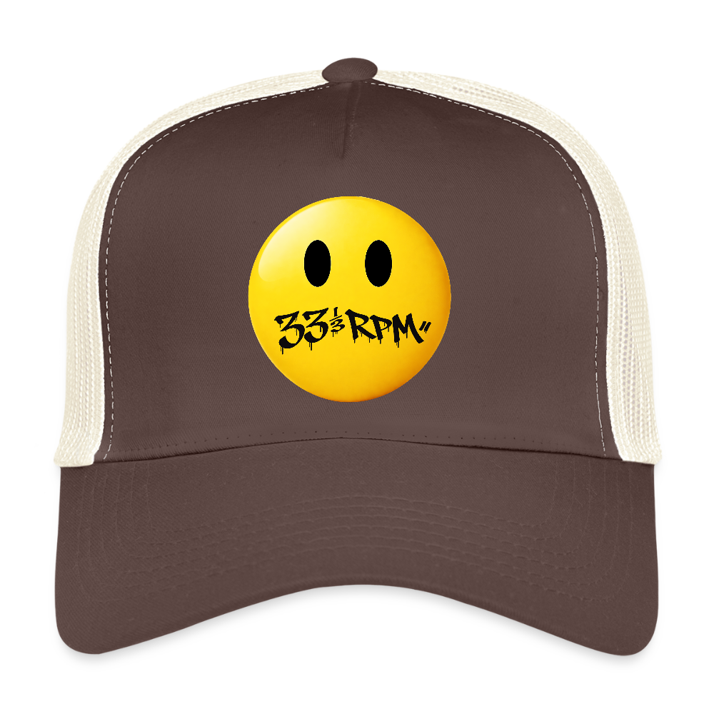 Turntable Grin, Trucker Cap - brun/beige