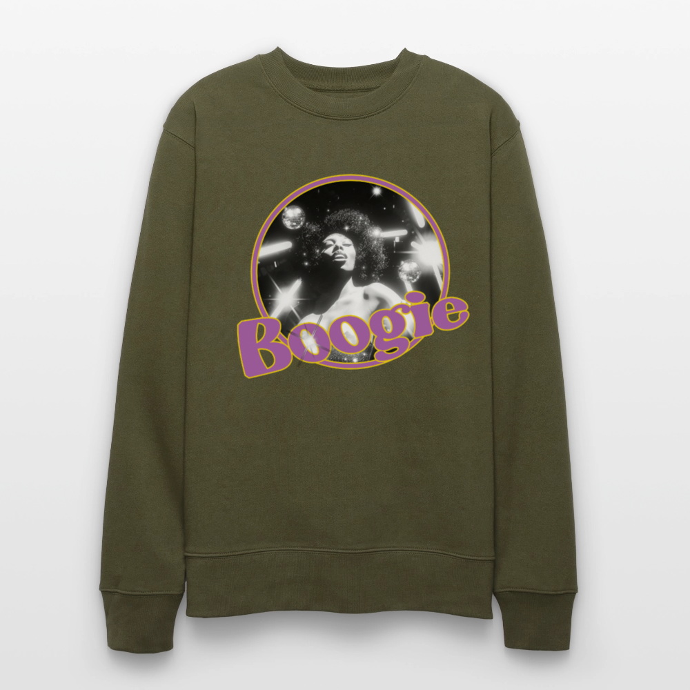 Electric Groove, Ekologisk sweatshirt CHANGER unisex från Stanley/Stella - kaki