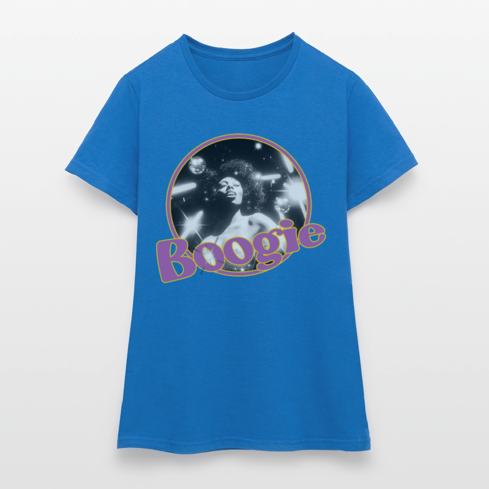 Electric Groove, T-shirt dam - royalblå