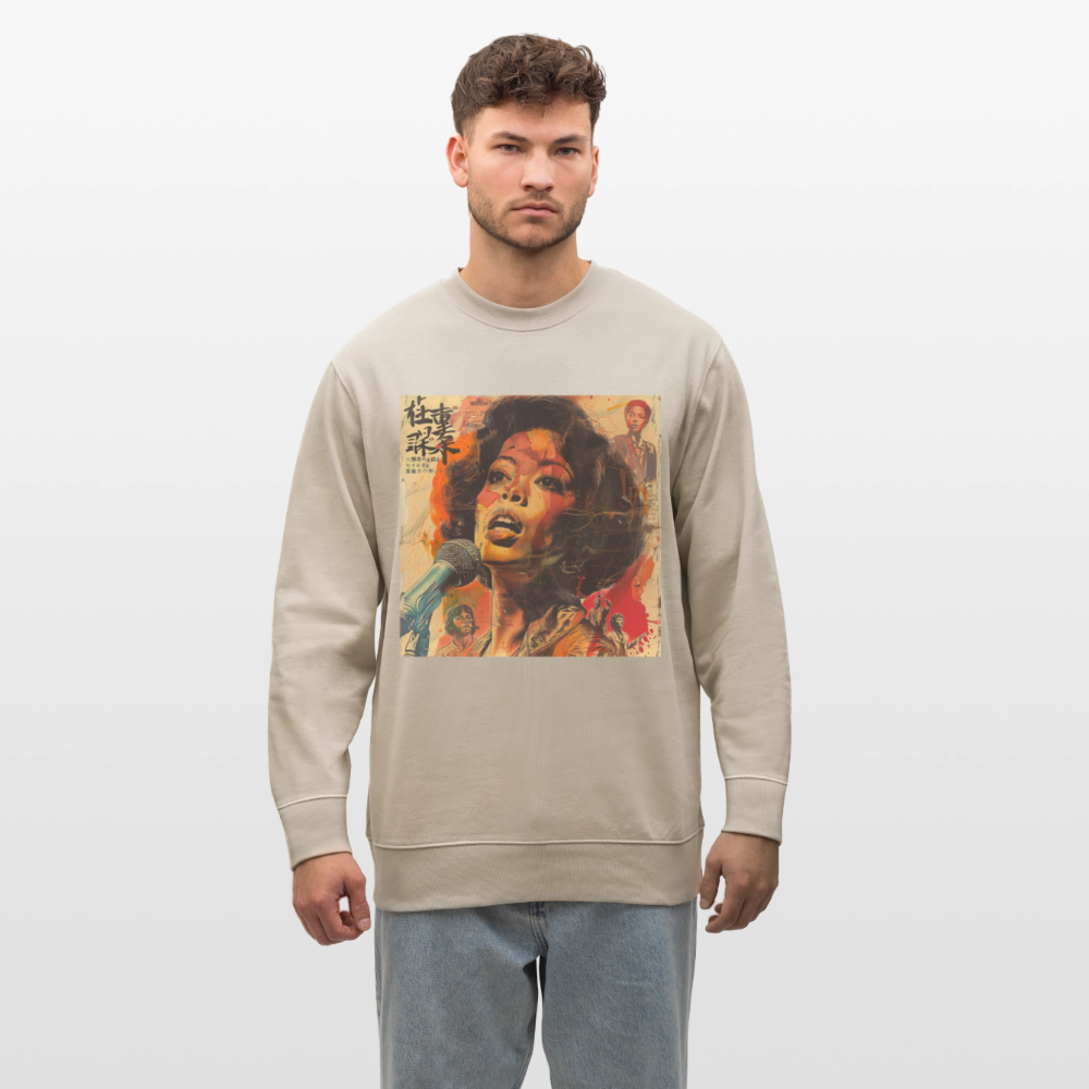 Soundtrack, Soul Undercover, Ekologisk sweatshirt CHANGER unisex från Stanley/Stella - beige