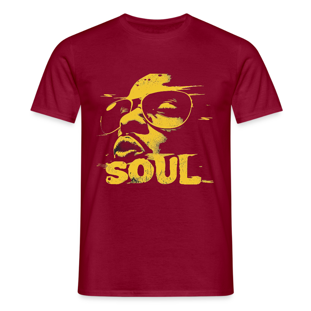 Funky Soul, T-shirt herr - tegelröd