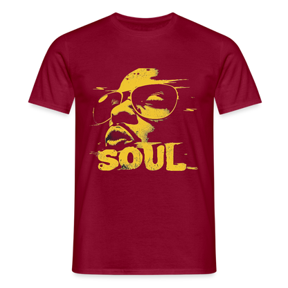 Funky Soul, T-shirt herr - tegelröd