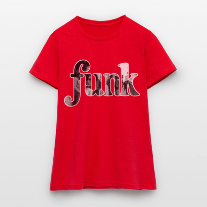 Funk Vibes, T-shirt dam - röd