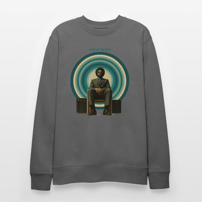 The Creator Has a Free Jazz Plan, Ekologisk sweatshirt CHANGER unisex från Stanley/Stella - kolgrå