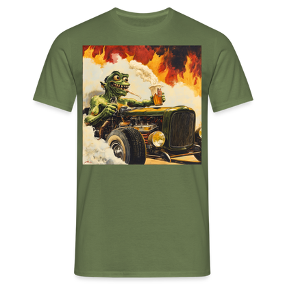 Ragg-Rex, T-shirt herr - Militärgrön