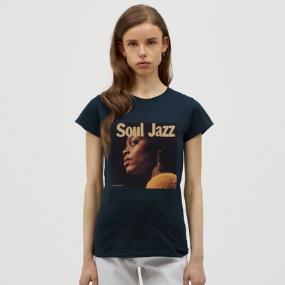 Acceso's Soul Groove: Jazz with a Beat, T-shirt dam - marinblå