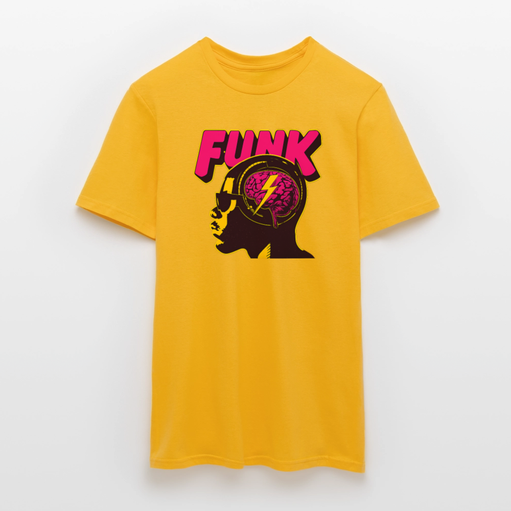 Funk Head, T-shirt herr - gul