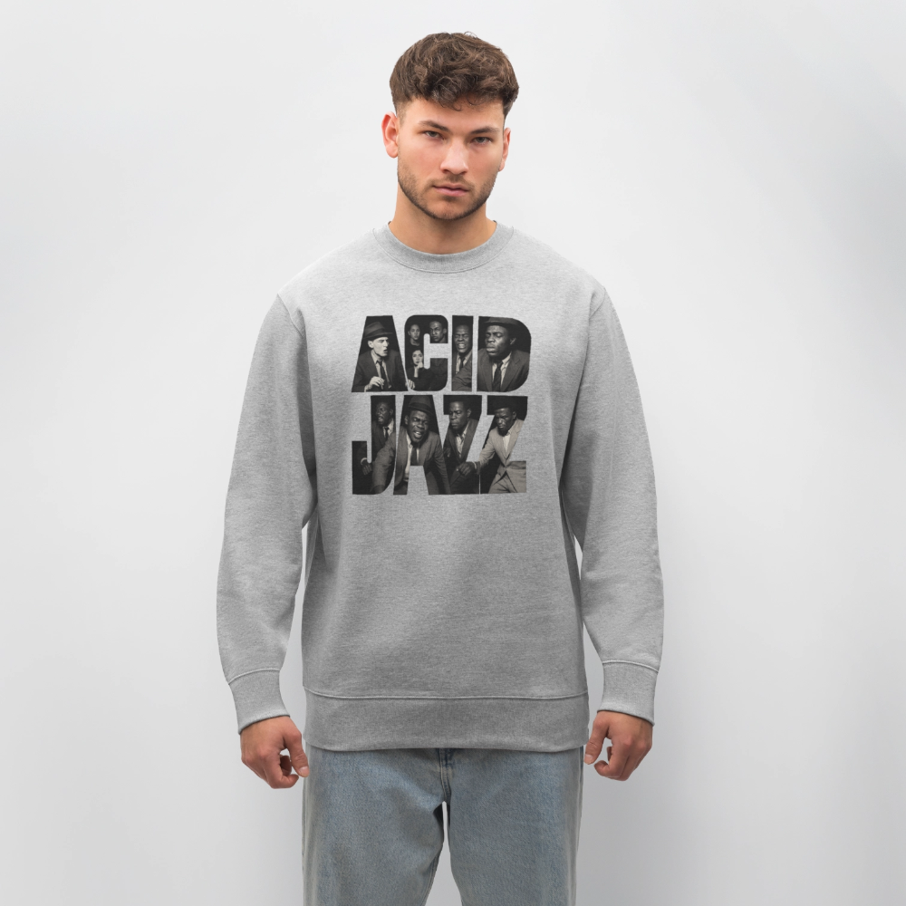 80s Club Jazzdance, Ekologisk sweatshirt CHANGER unisex från Stanley/Stella - gråmelerad