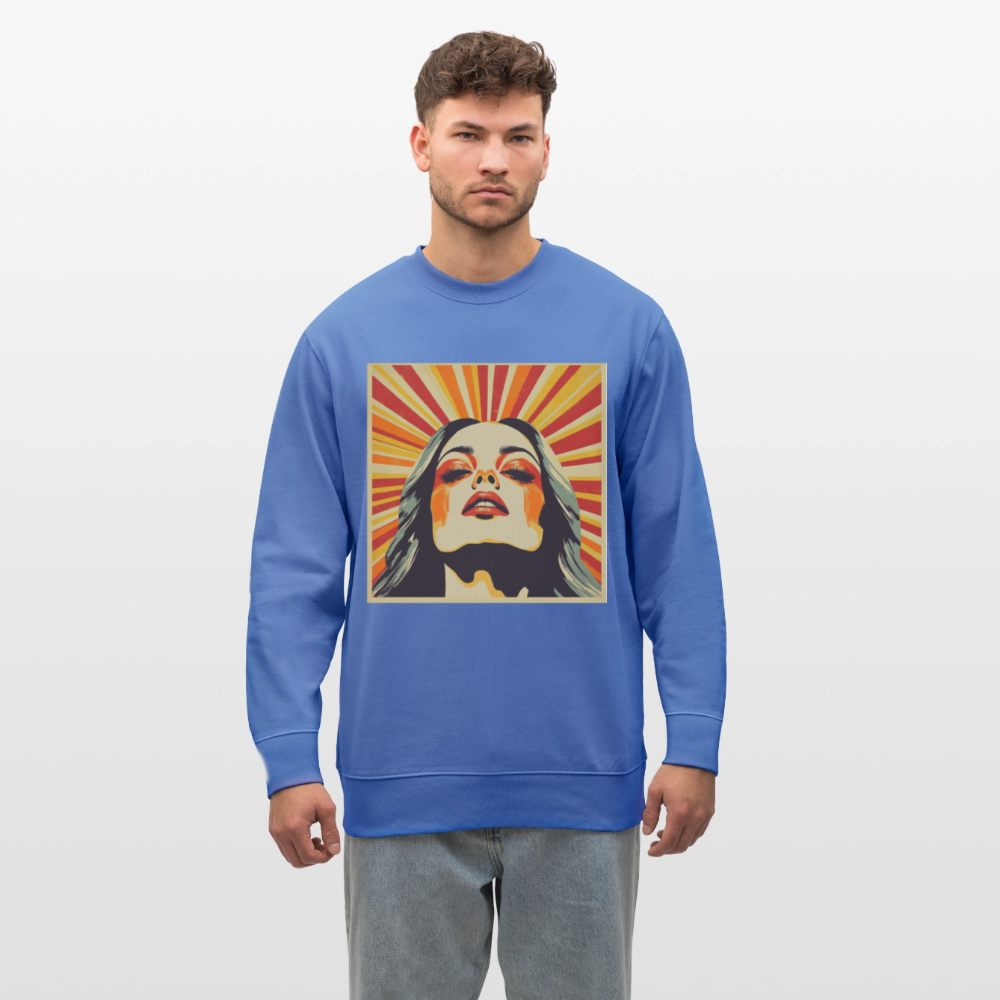 Sun Girl, Ekologisk sweatshirt CHANGER unisex från Stanley/Stella - blå