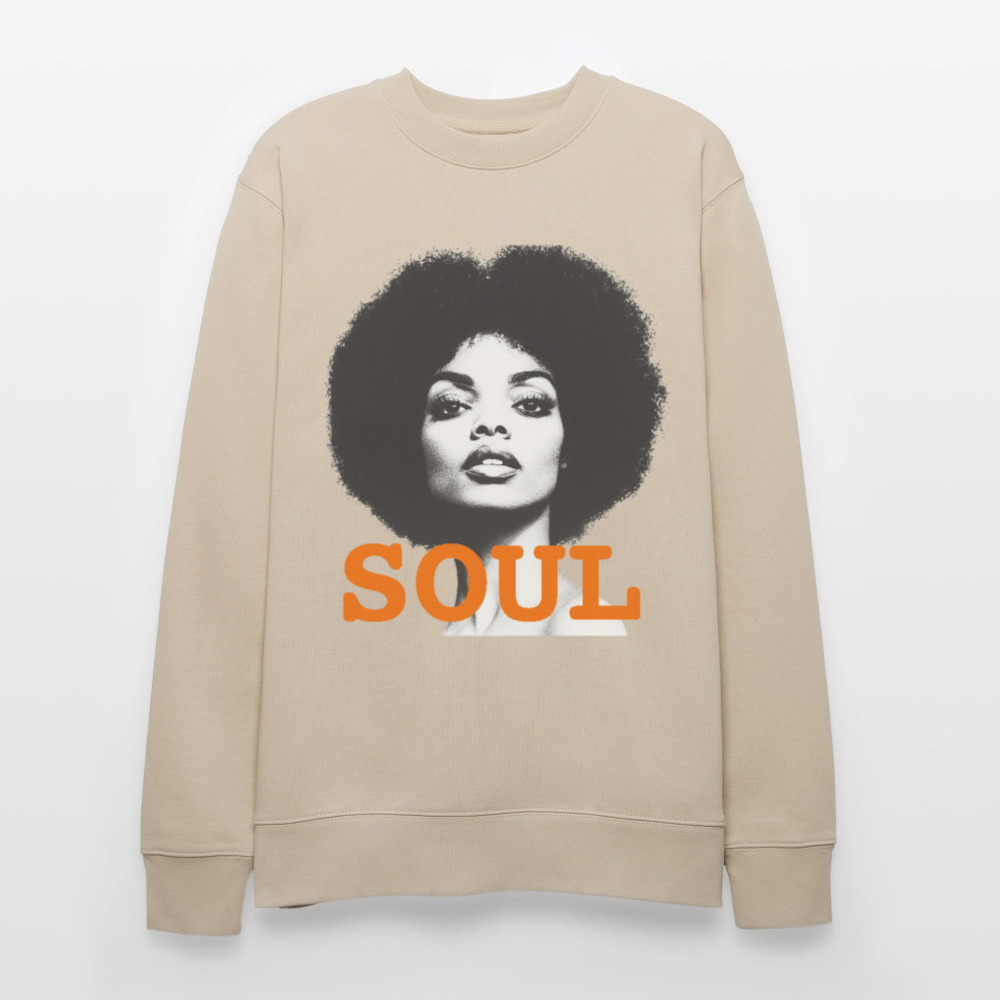 Soul PWR, Ekologisk sweatshirt CHANGER unisex från Stanley/Stella - beige