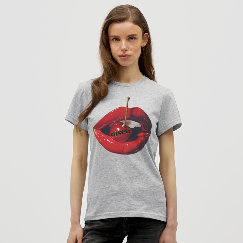 Taste of Disco, T-shirt dam - gråmelerad