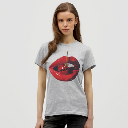 Taste of Disco, T-shirt dam - gråmelerad