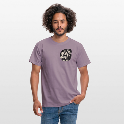 Groove Chaser, T-shirt herr - lilagrå 