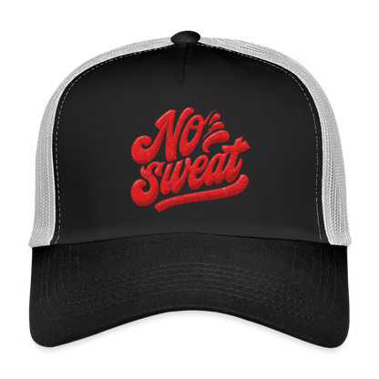 No Sweat, Trucker Cap - svart/stengrå