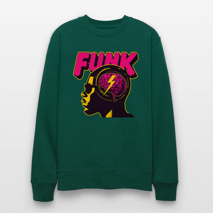 Funk Head, Ekologisk sweatshirt CHANGER unisex från Stanley/Stella - skogsgrön