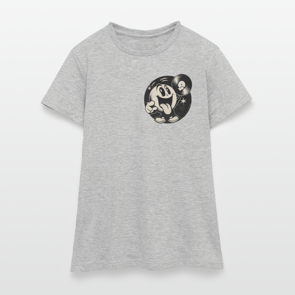 Groove Chaser, T-shirt dam - gråmelerad