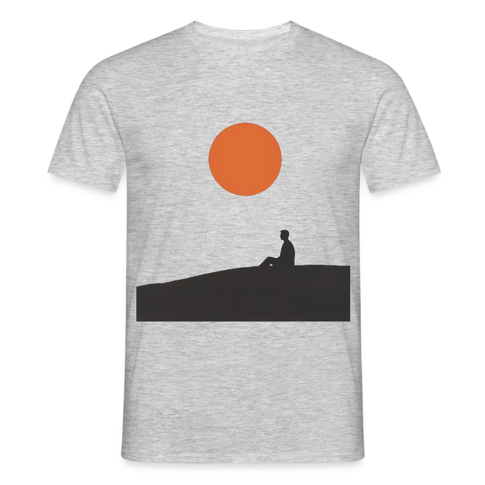 Under the sun, T-shirt unisex - gråmelerad