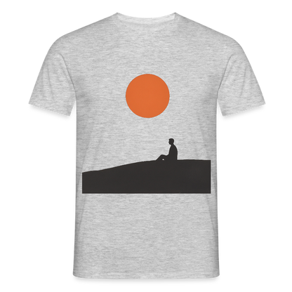 Under the sun, T-shirt unisex - gråmelerad