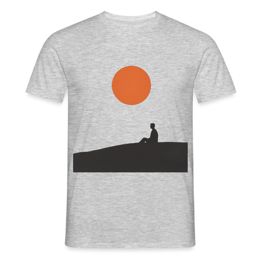 Under the sun, T-shirt unisex - gråmelerad