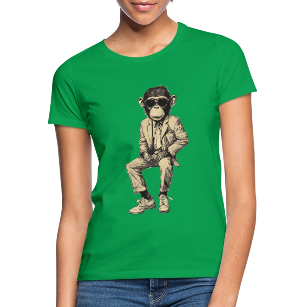 Mod Monkey, T-shirt dam - kellygrön