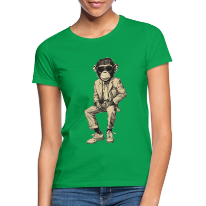 Mod Monkey, T-shirt dam - kellygrön