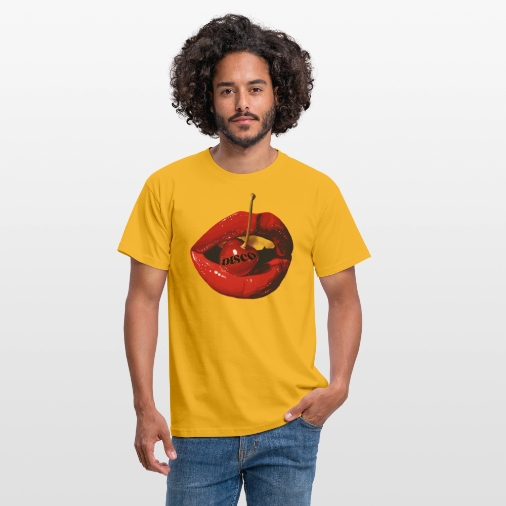 Taste of Disco, T-shirt unisex - gul