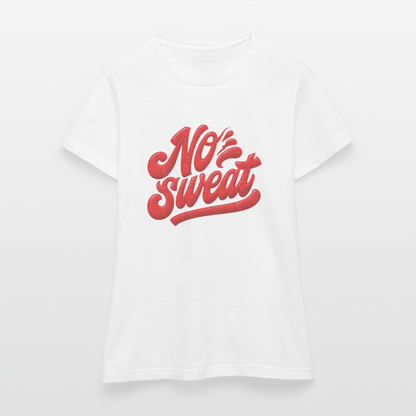 No Sweat, T-shirt dam - vit