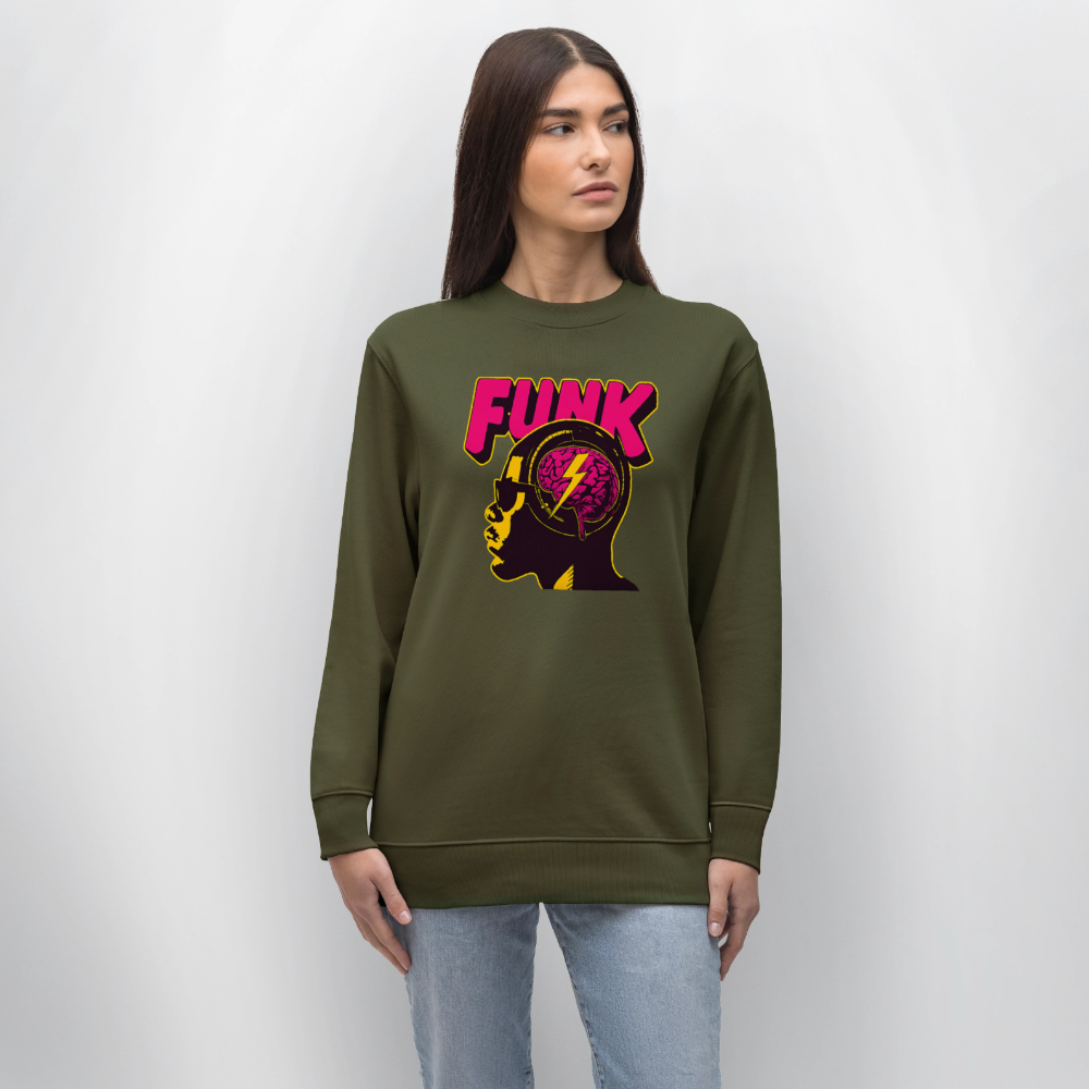 Funk Head, Ekologisk sweatshirt CHANGER unisex från Stanley/Stella - kaki