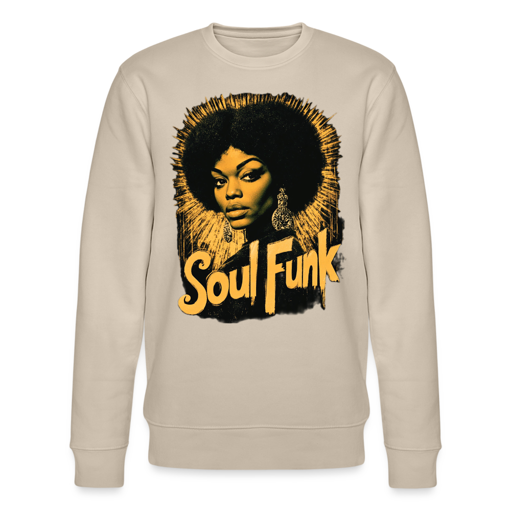 Soul Funk, Ekologisk sweatshirt CHANGER unisex från Stanley/Stella - beige