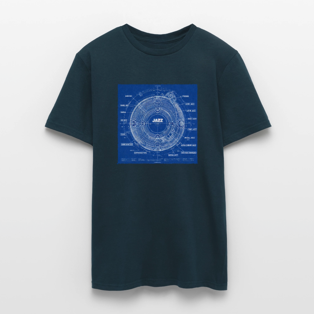 Kind of Blueprint, T-shirt unisex - marinblå