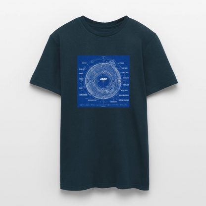 Kind of Blueprint, T-shirt unisex - marinblå