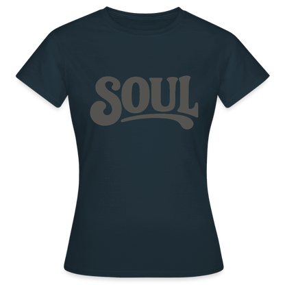 All About Soul, T-shirt dam - marinblå