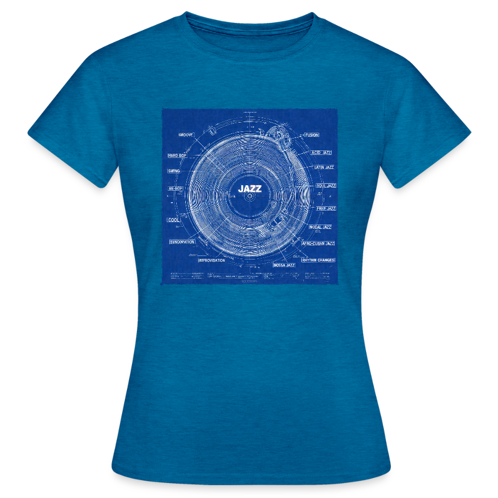 Kind of Blueprint, T-shirt dam - antikblå safirljung