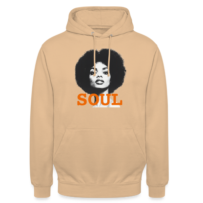 Luvtröja unisex - persika