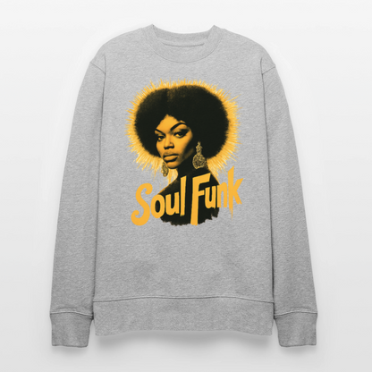 Soul Funk, Ekologisk sweatshirt CHANGER unisex från Stanley/Stella - gråmelerad