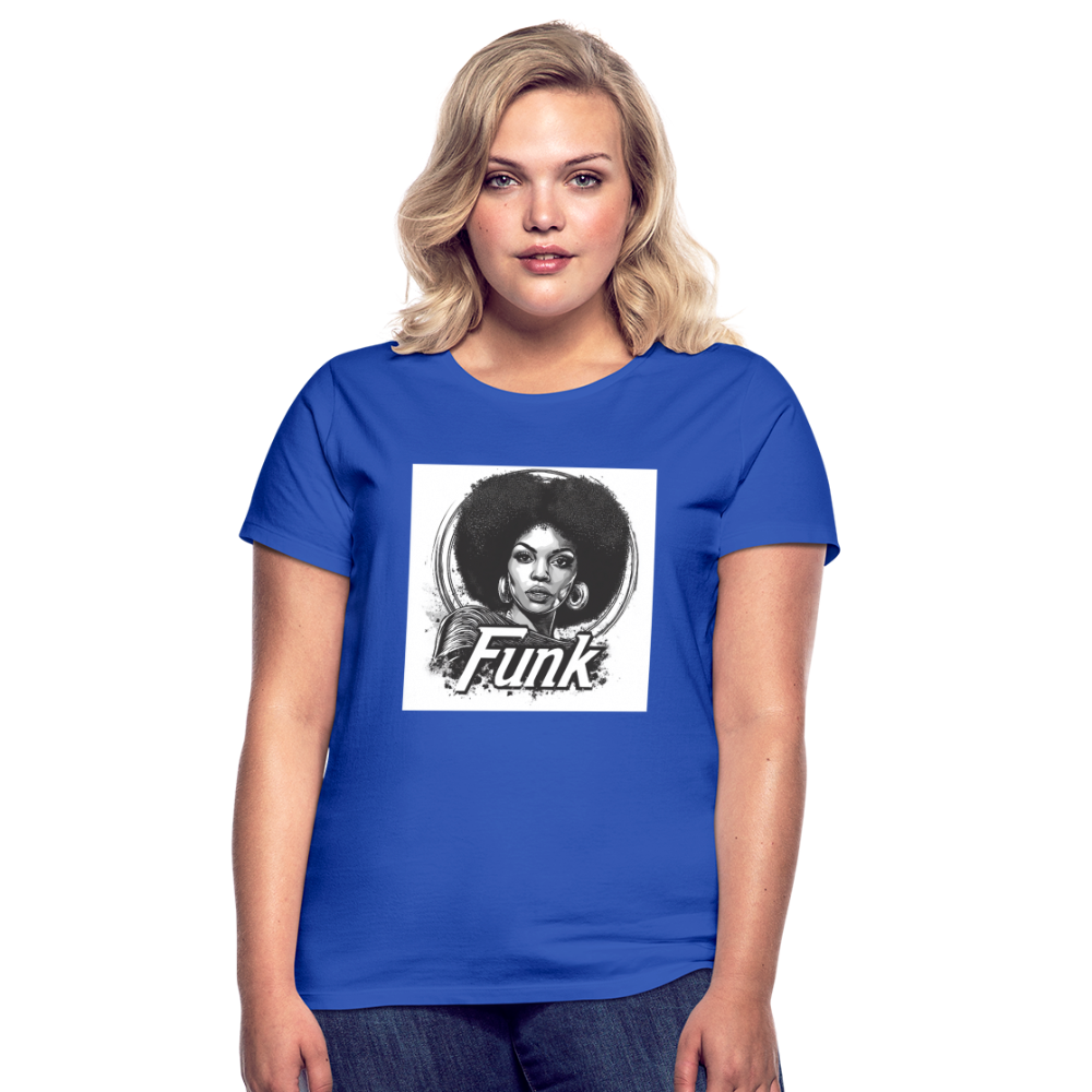 Funk Queen: Power in Motion, T-shirt dam - royalblå