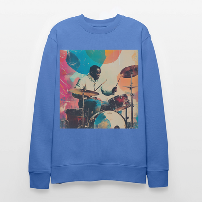 Rhythms of the Midnight Sky, Ekologisk sweatshirt CHANGER unisex från Stanley/Stella - blå