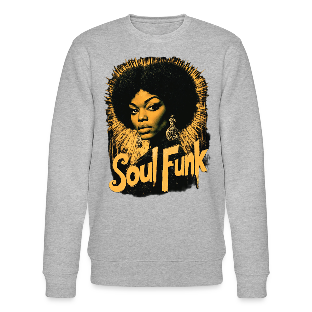 Soul Funk, Ekologisk sweatshirt CHANGER unisex från Stanley/Stella - gråmelerad