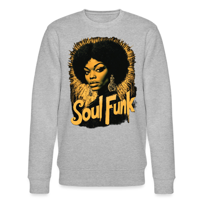 Soul Funk, Ekologisk sweatshirt CHANGER unisex från Stanley/Stella - gråmelerad