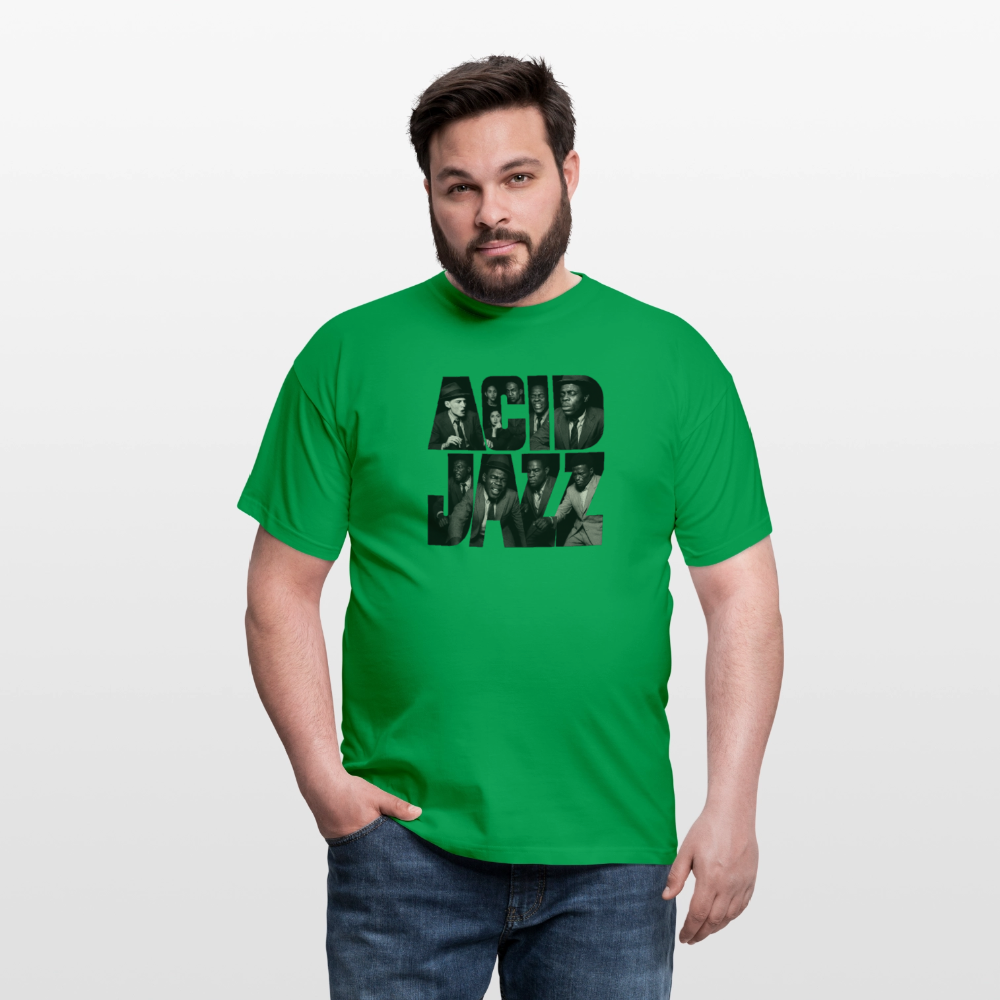 80s Club Jazzdance, T-shirt herr - kellygrön