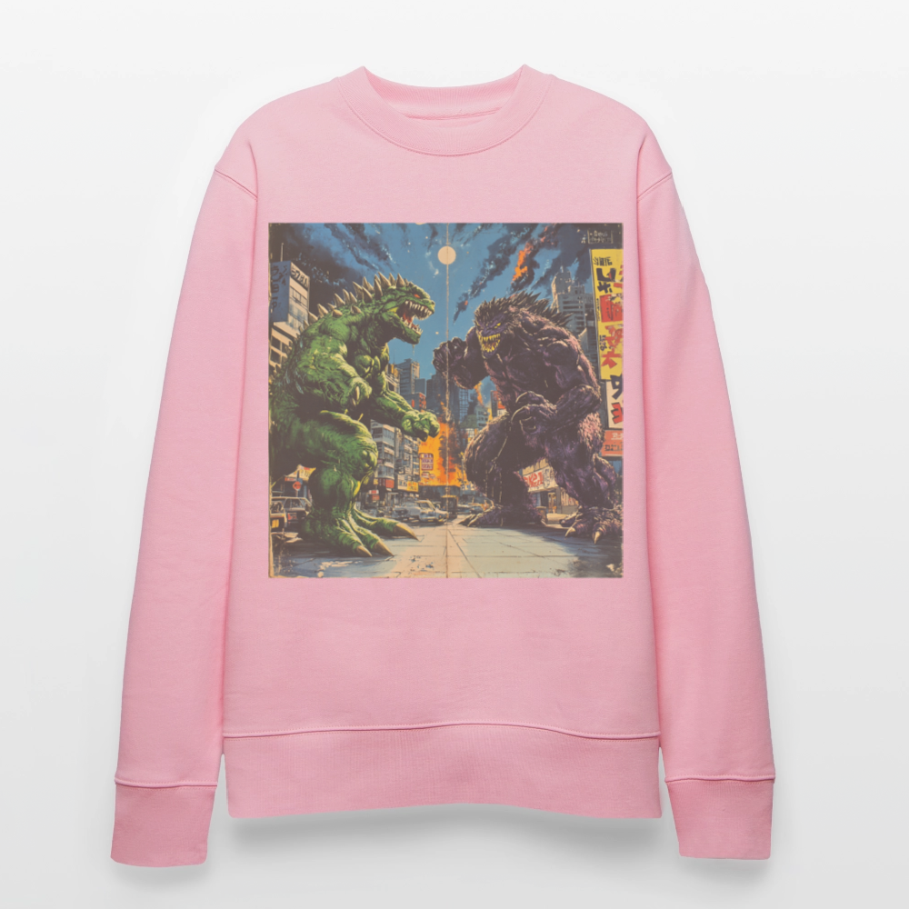 Kampen vid Solnedgången, Ekologisk sweatshirt CHANGER unisex från Stanley/Stella - ljusrosa