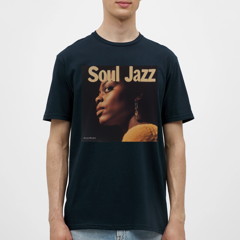 Acceso's Soul Groove: Jazz with a Beat, T-shirt herr - marinblå