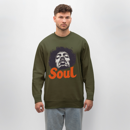 A Soul Awakening, Ekologisk sweatshirt CHANGER unisex från Stanley/Stella - kaki