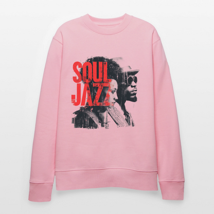 The Essence of Soul Jazz, Ekologisk sweatshirt CHANGER unisex från Stanley/Stella - ljusrosa