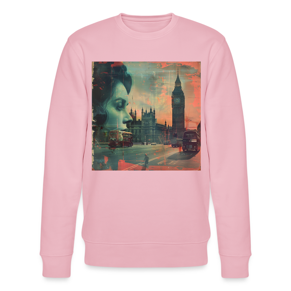 The Beat of London, Ekologisk sweatshirt CHANGER unisex från Stanley/Stella - ljusrosa