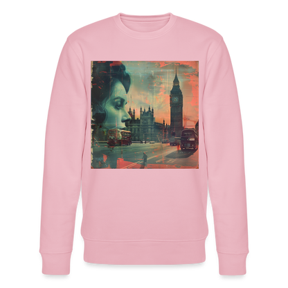 The Beat of London, Ekologisk sweatshirt CHANGER unisex från Stanley/Stella - ljusrosa